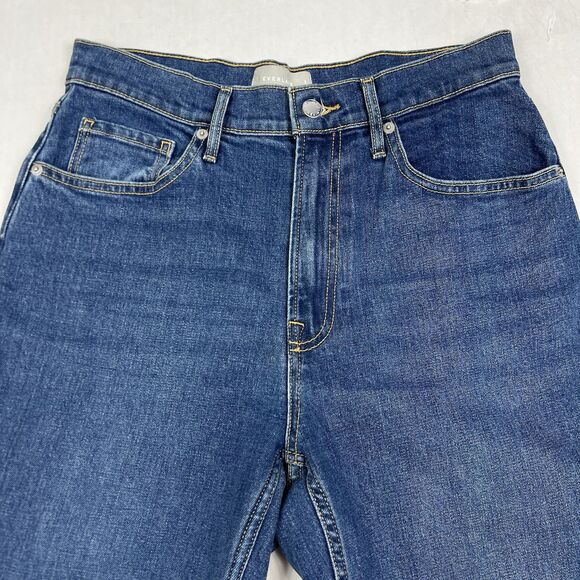Everlane The Original Cheeky Jean High Rise Medium Wash Straight Leg Women’s 28 - Picture 3 of 10